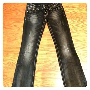 BlackMiss me Irene boot cut jeans
